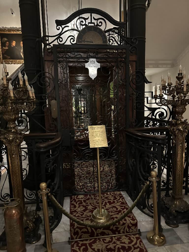 Pera Palace hotel, Istanbul, elevator