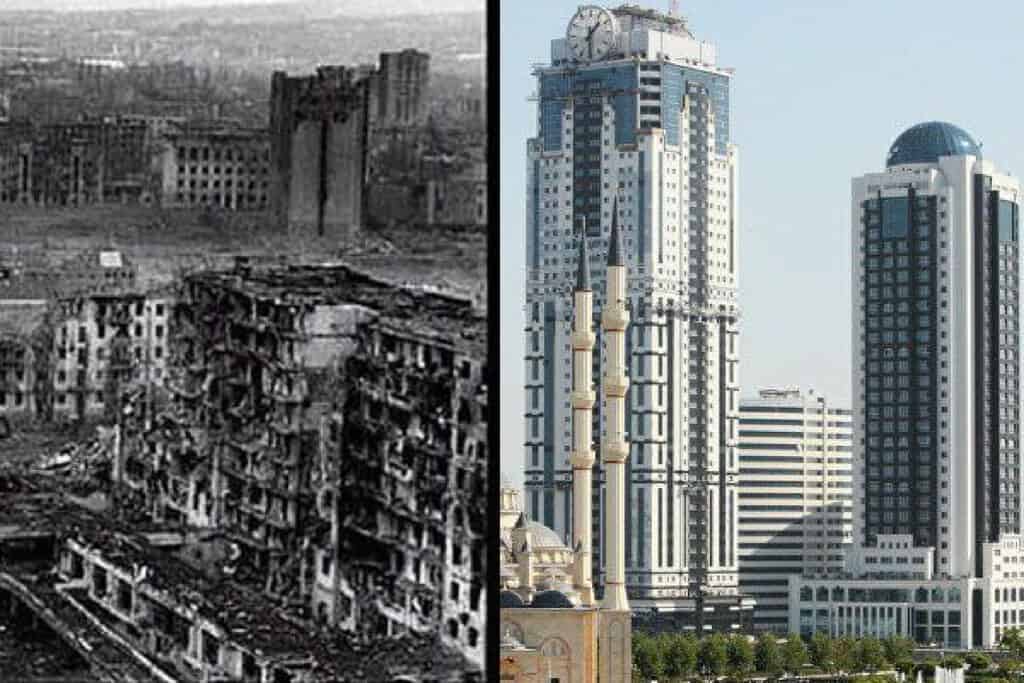Grozny voor & na 3