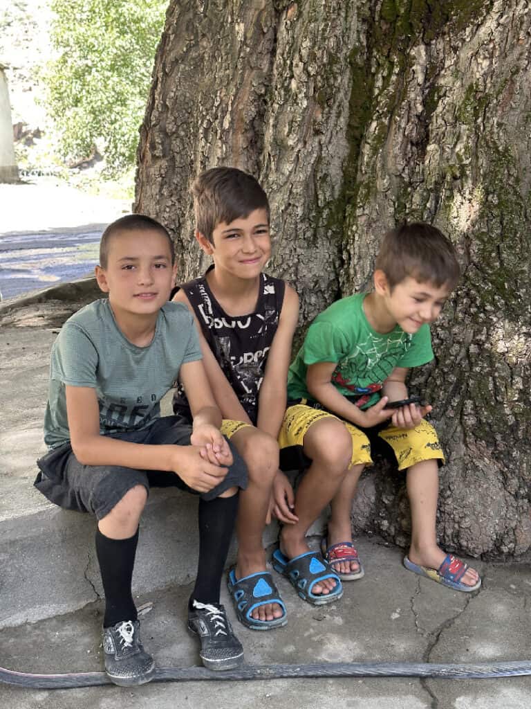 Kleine deugnieten in Langar