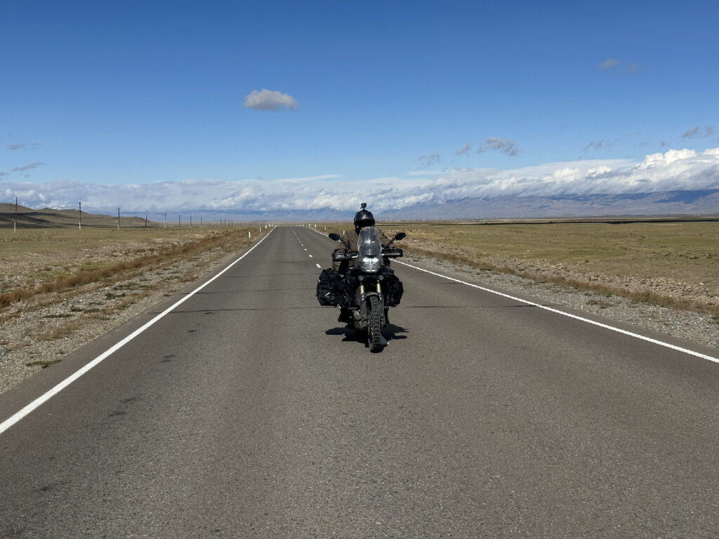 On the road to Olgii, not hotel California