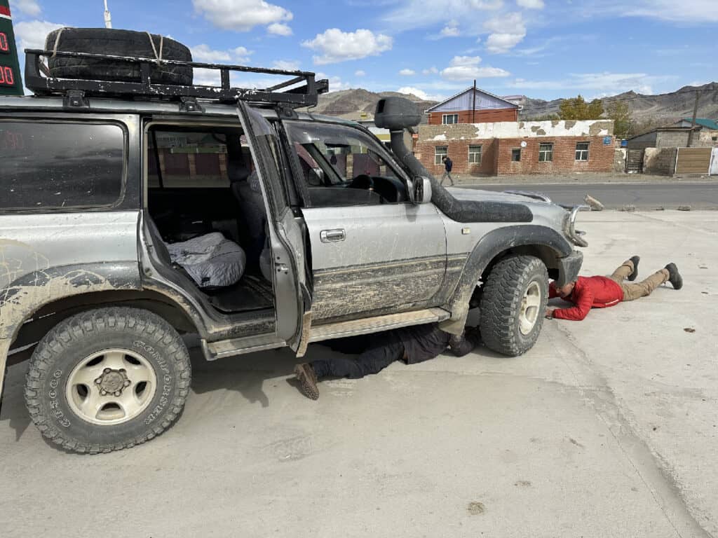 Panne verhelpen in Mongolië